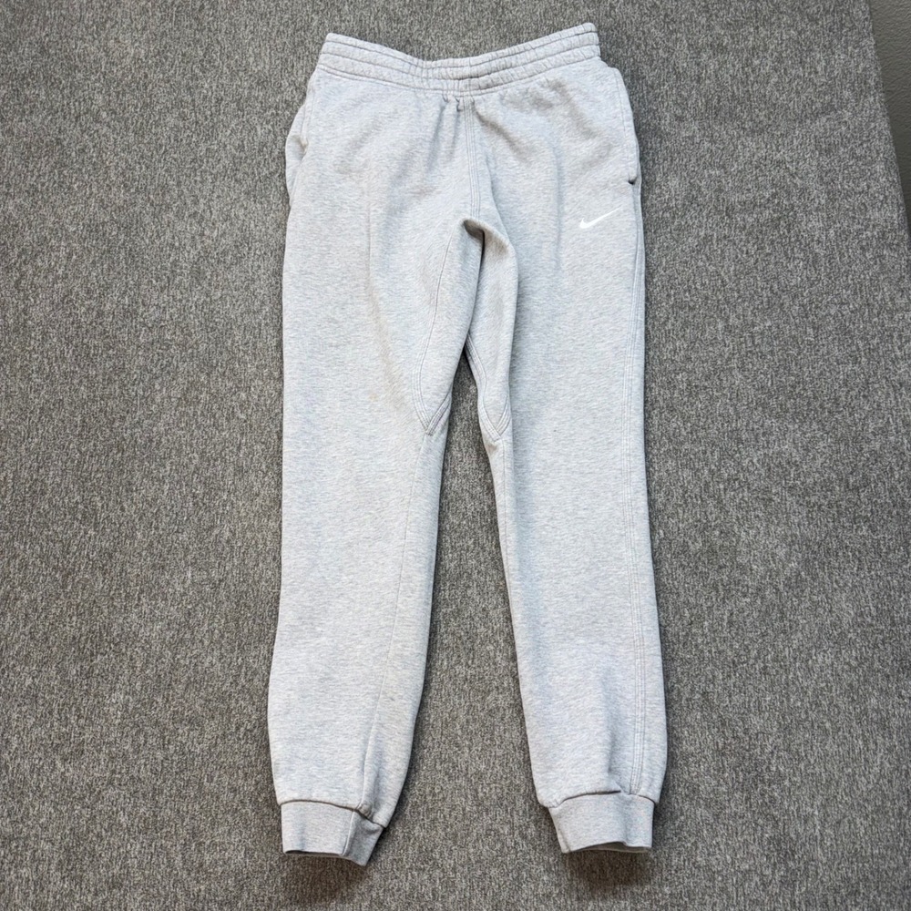 Nike Mens Sportswear Club Fleece Joggers Gray Sweatpants 826431-063 Small